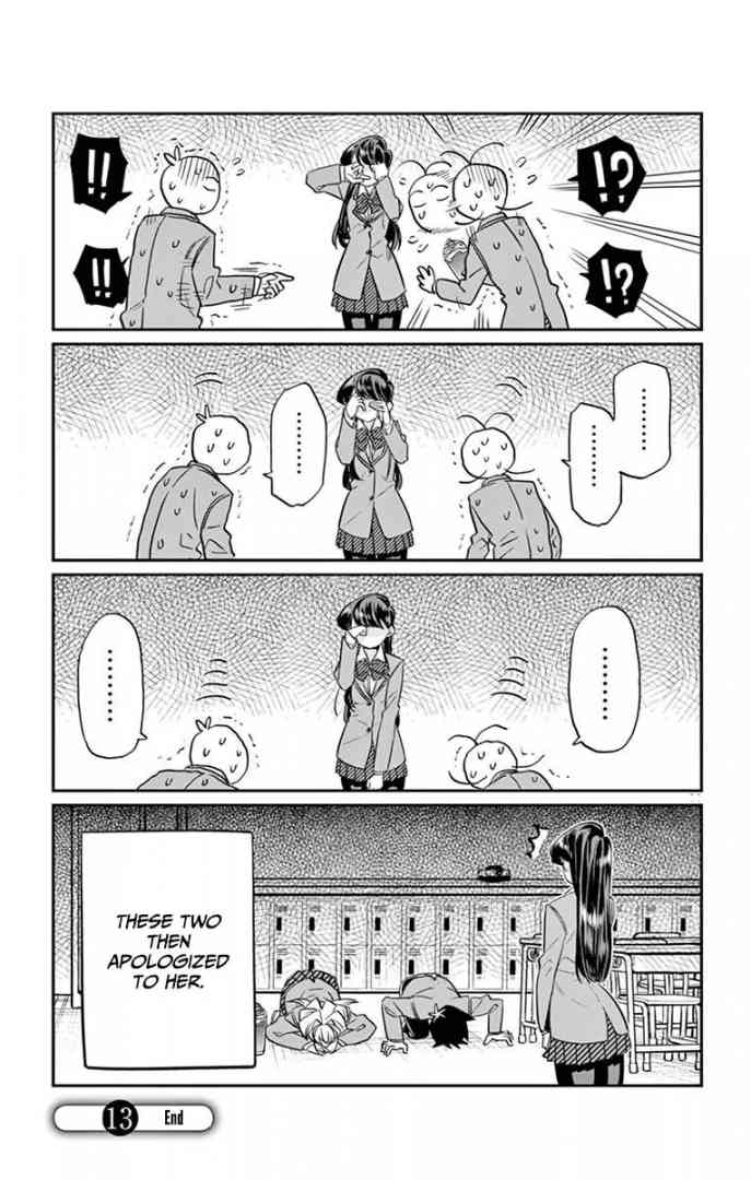KOMI-SAN WA KOMYUSHOU DESU Chapter 13 - Page 11