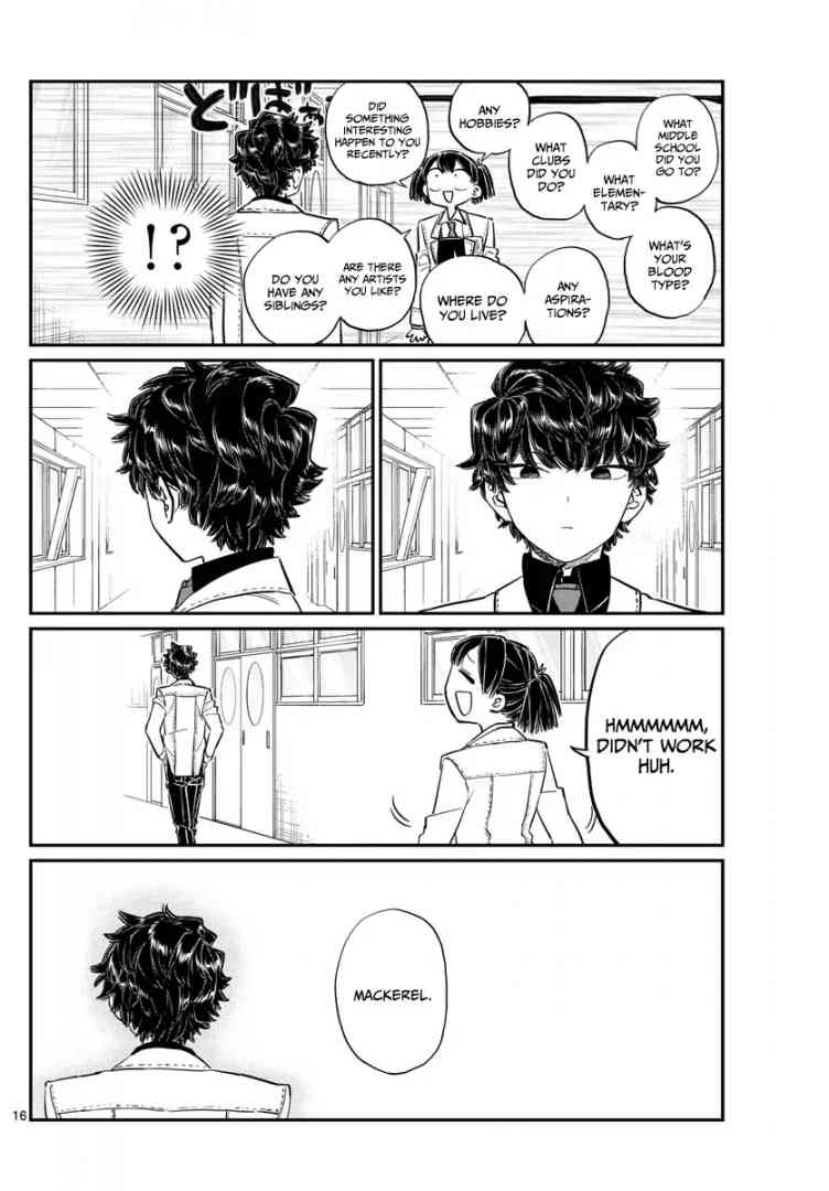 KOMI-SAN WA KOMYUSHOU DESU Chapter 133 - Page 16