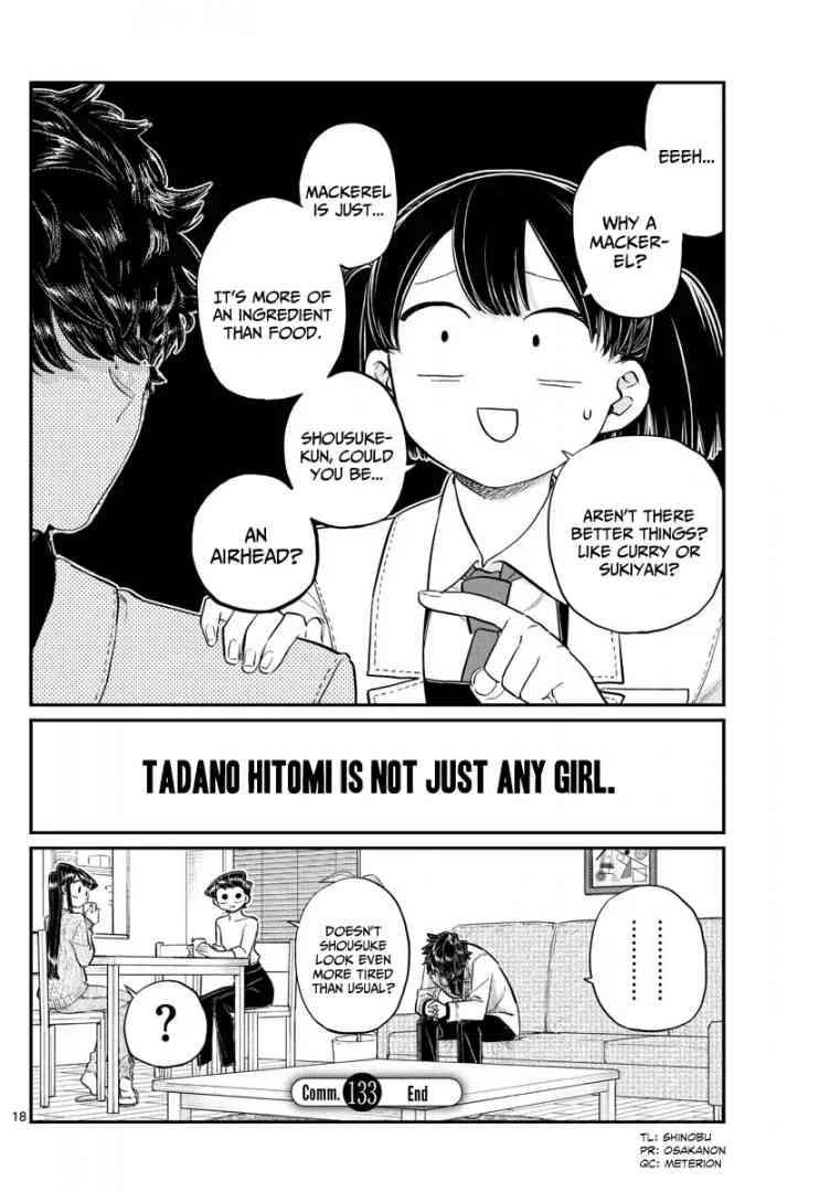 KOMI-SAN WA KOMYUSHOU DESU Chapter 133 - Page 18