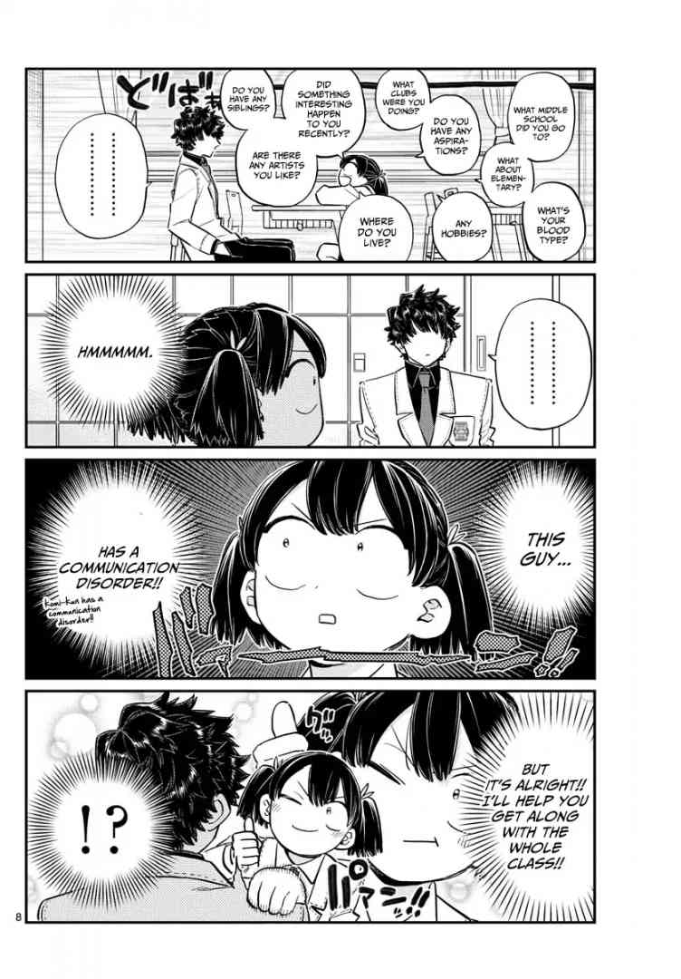 KOMI-SAN WA KOMYUSHOU DESU Chapter 133 - Page 8