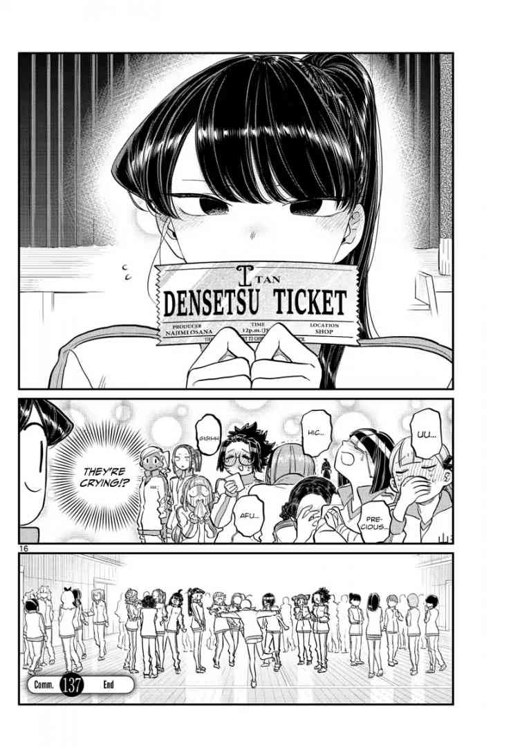 KOMI-SAN WA KOMYUSHOU DESU Chapter 137 - Page 16