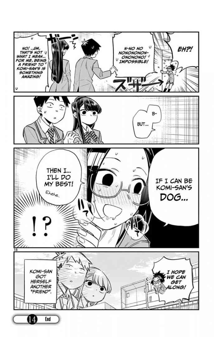 KOMI-SAN WA KOMYUSHOU DESU Chapter 14 - Page 18
