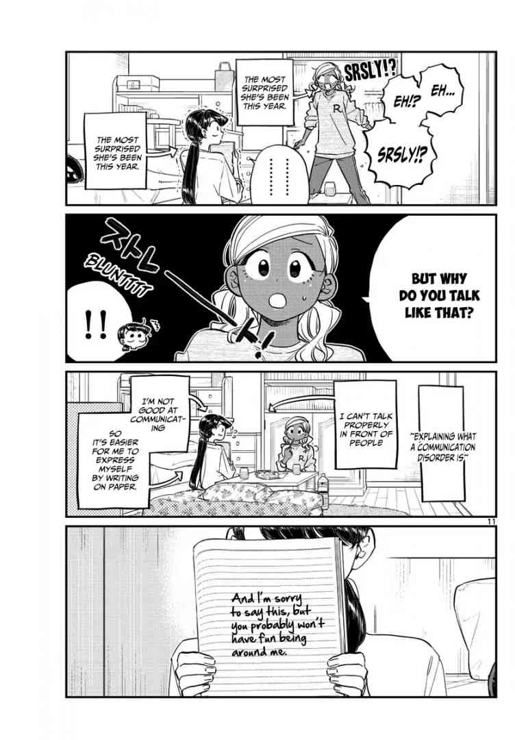 KOMI-SAN WA KOMYUSHOU DESU Chapter 142 - Page 11