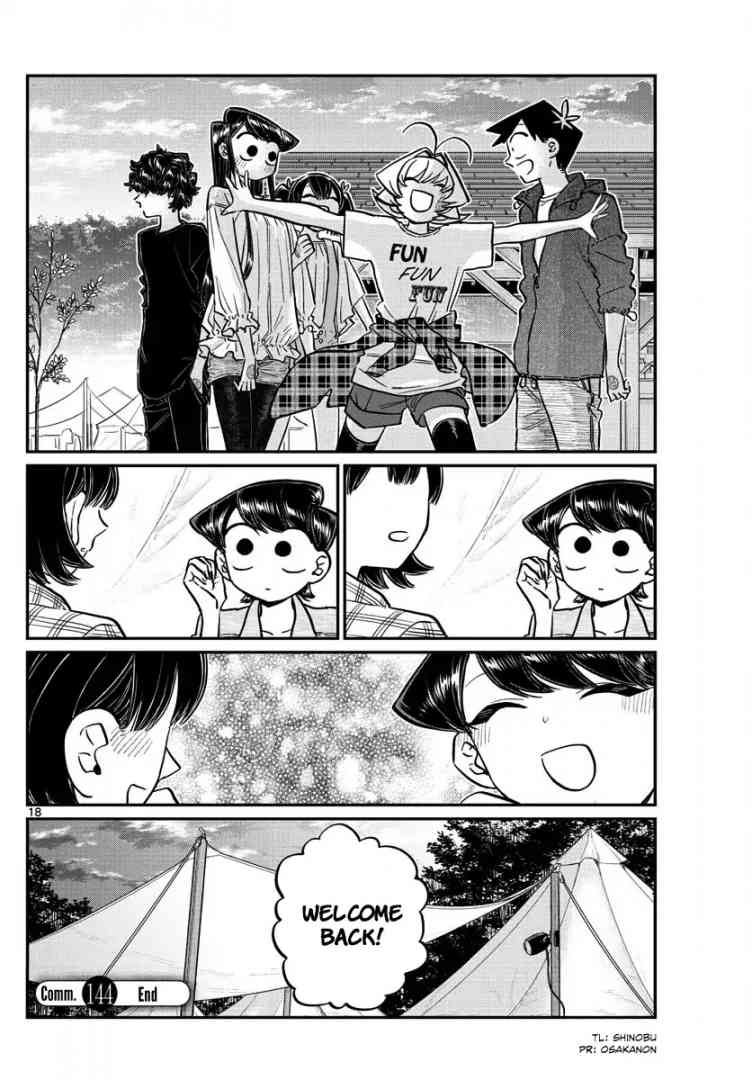 KOMI-SAN WA KOMYUSHOU DESU Chapter 144 - Page 18