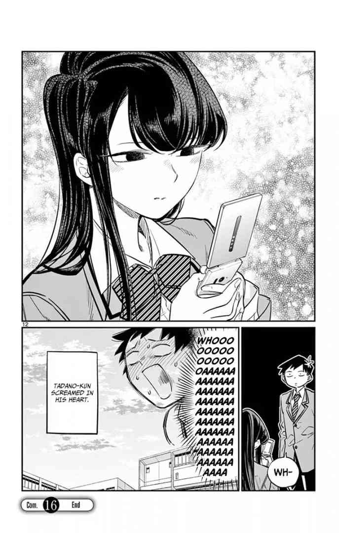 KOMI-SAN WA KOMYUSHOU DESU Chapter 16 - Page 12