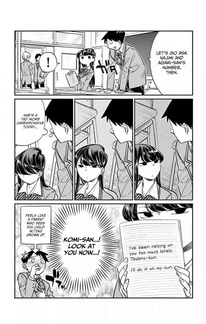 KOMI-SAN WA KOMYUSHOU DESU Chapter 16 - Page 5