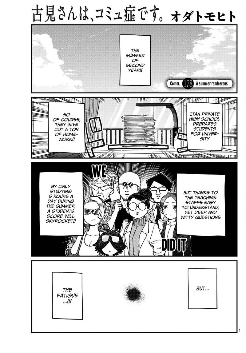 KOMI-SAN WA KOMYUSHOU DESU Chapter 178 - Page 1
