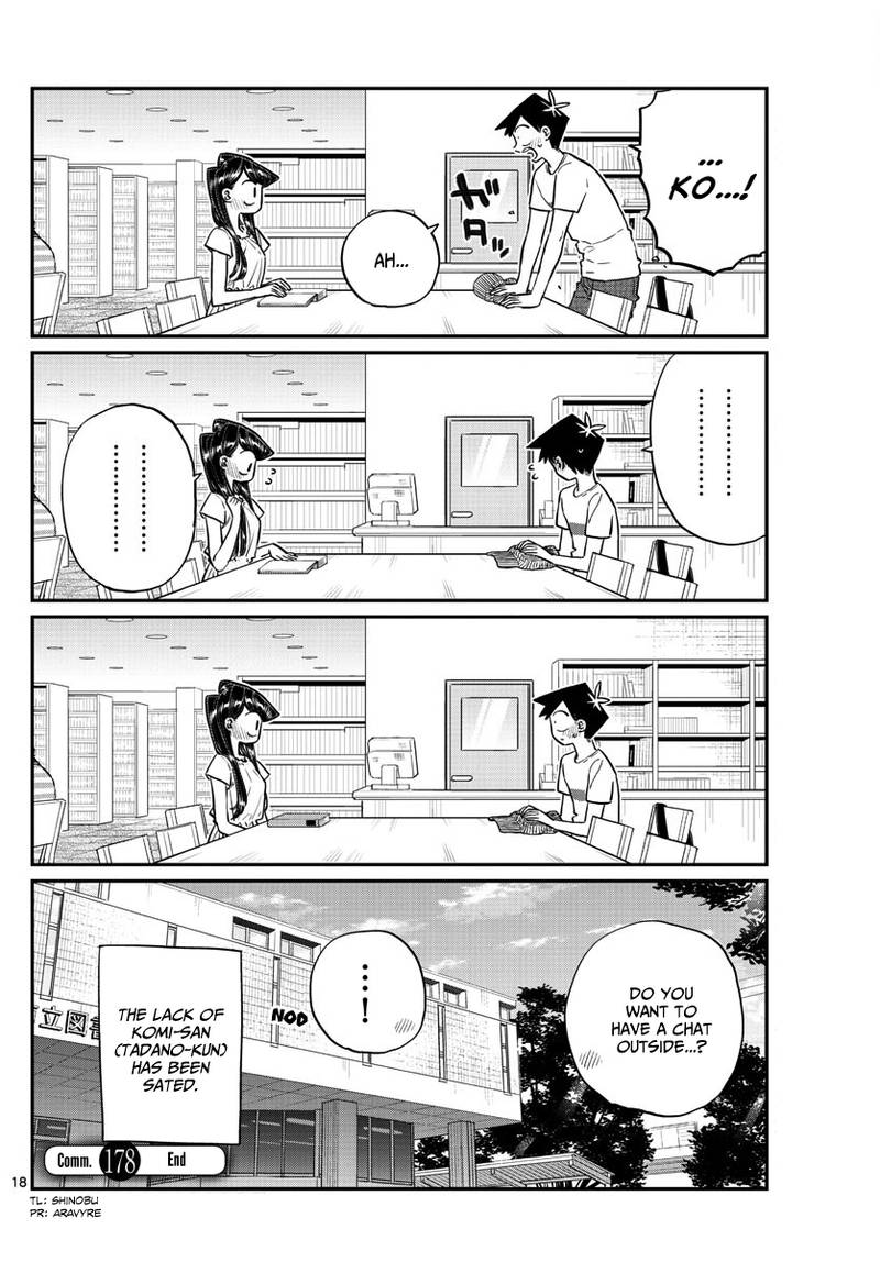 KOMI-SAN WA KOMYUSHOU DESU Chapter 178 - Page 18