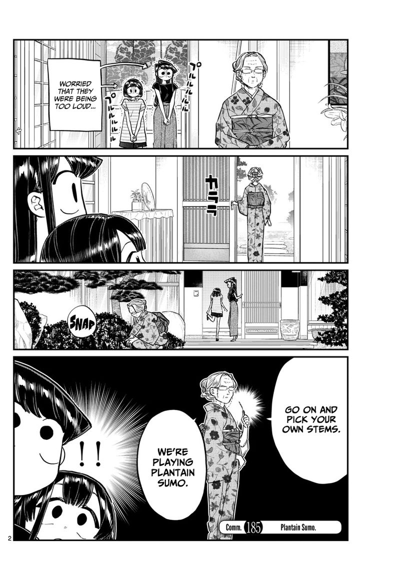 KOMI-SAN WA KOMYUSHOU DESU Chapter 185 - Page 2