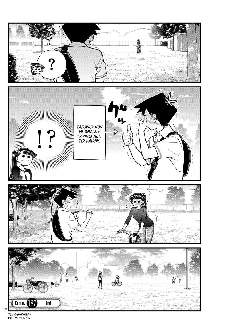 KOMI-SAN WA KOMYUSHOU DESU Chapter 187 - Page 19