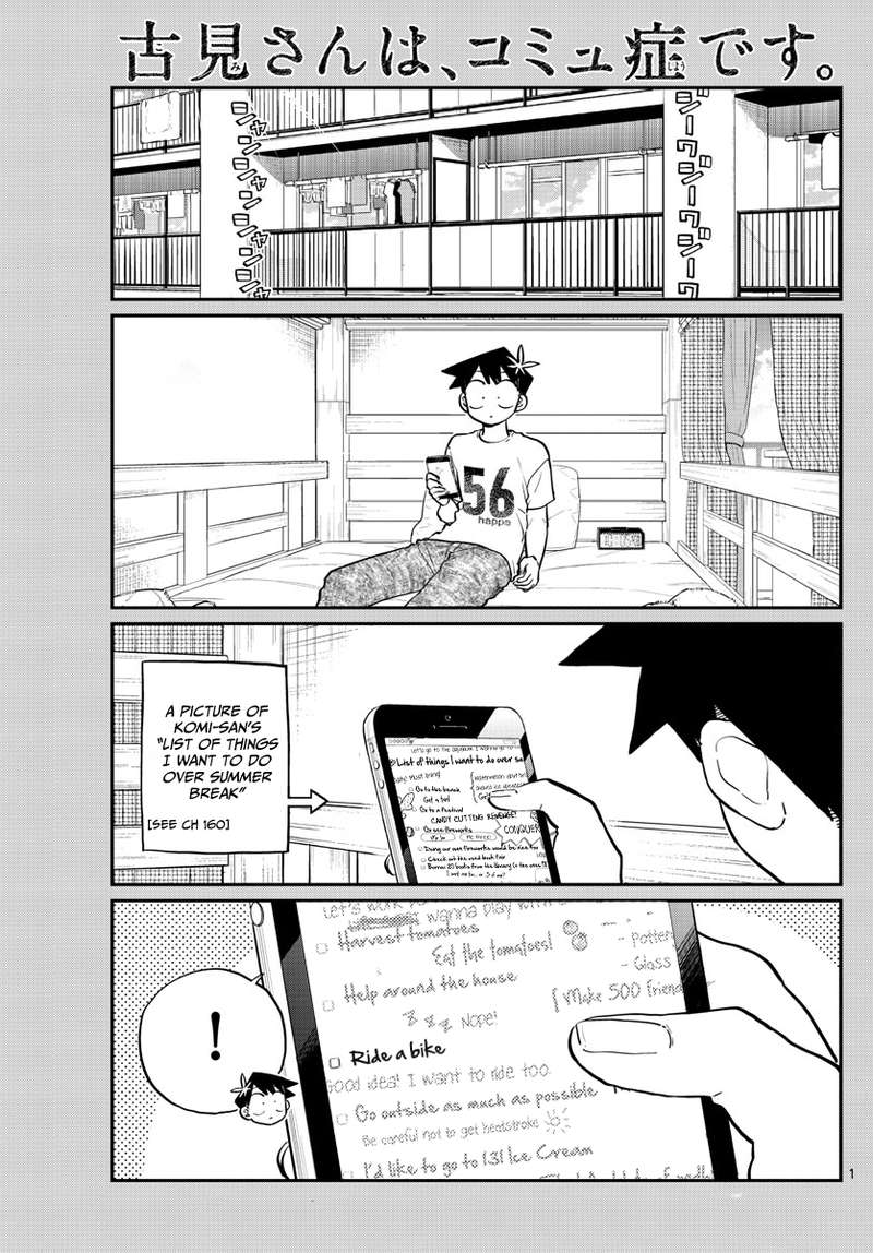 KOMI-SAN WA KOMYUSHOU DESU Chapter 187 - Page 2