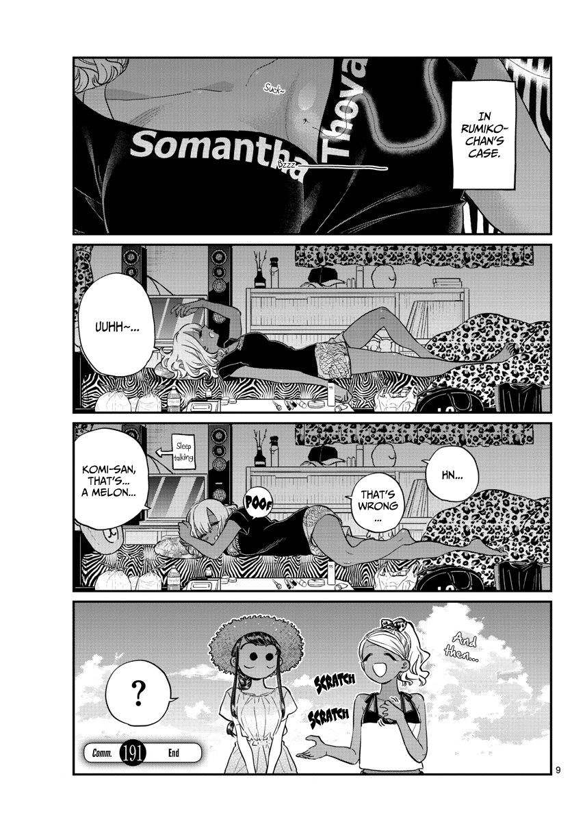 KOMI-SAN WA KOMYUSHOU DESU Chapter 191 - Page 9