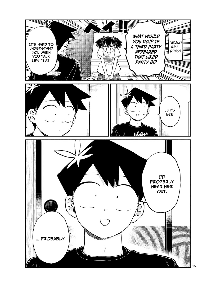KOMI-SAN WA KOMYUSHOU DESU Chapter 195 - Page 15