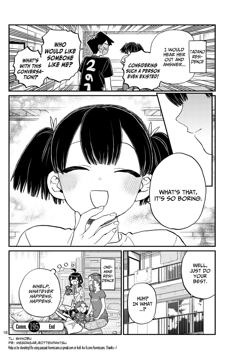 KOMI-SAN WA KOMYUSHOU DESU Chapter 195 - Page 18