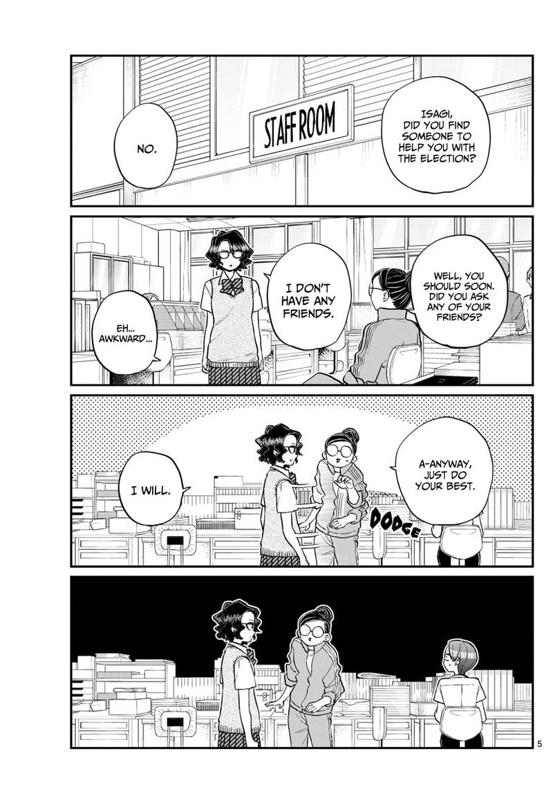 KOMI-SAN WA KOMYUSHOU DESU Chapter 196 - Page 5