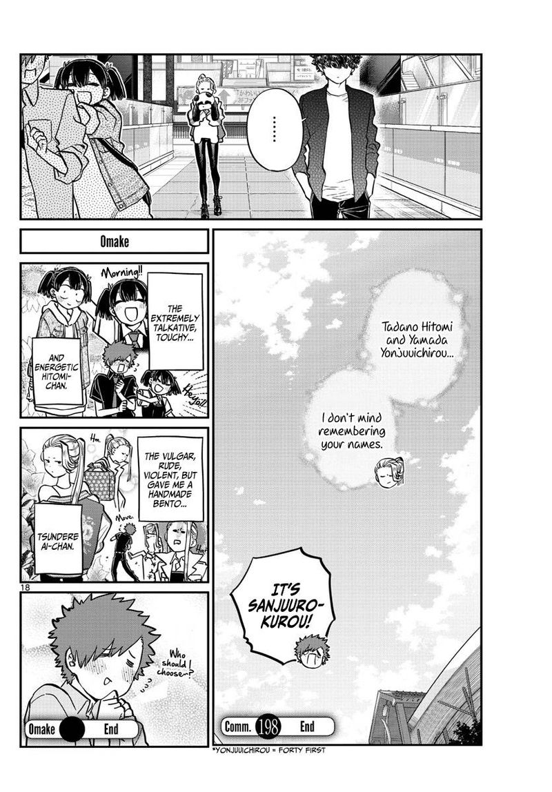 KOMI-SAN WA KOMYUSHOU DESU Chapter 198 - Page 21