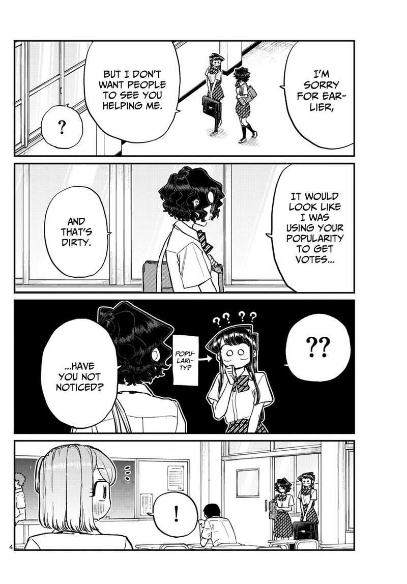 KOMI-SAN WA KOMYUSHOU DESU Chapter 199 - Page 4