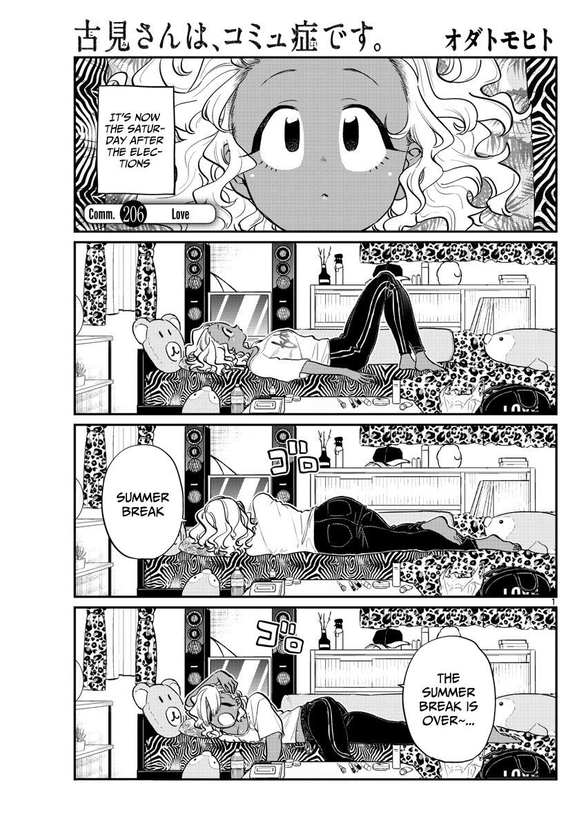 KOMI-SAN WA KOMYUSHOU DESU Chapter 206 - Page 1
