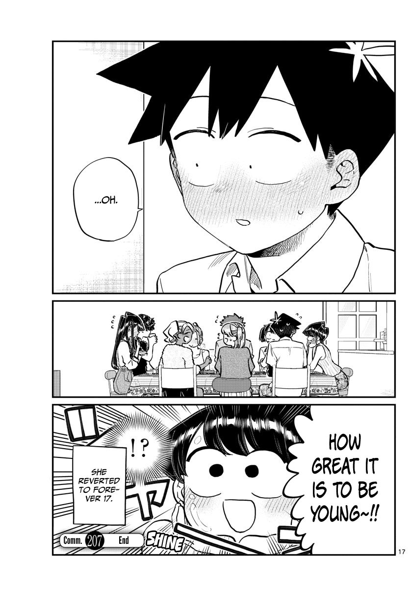 KOMI-SAN WA KOMYUSHOU DESU Chapter 207 - Page 17
