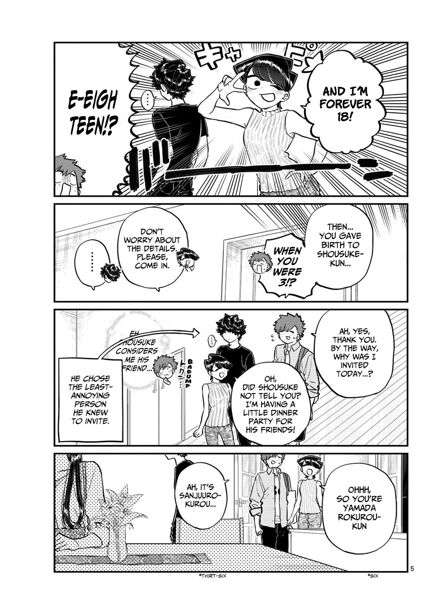 KOMI-SAN WA KOMYUSHOU DESU Chapter 207 - Page 5