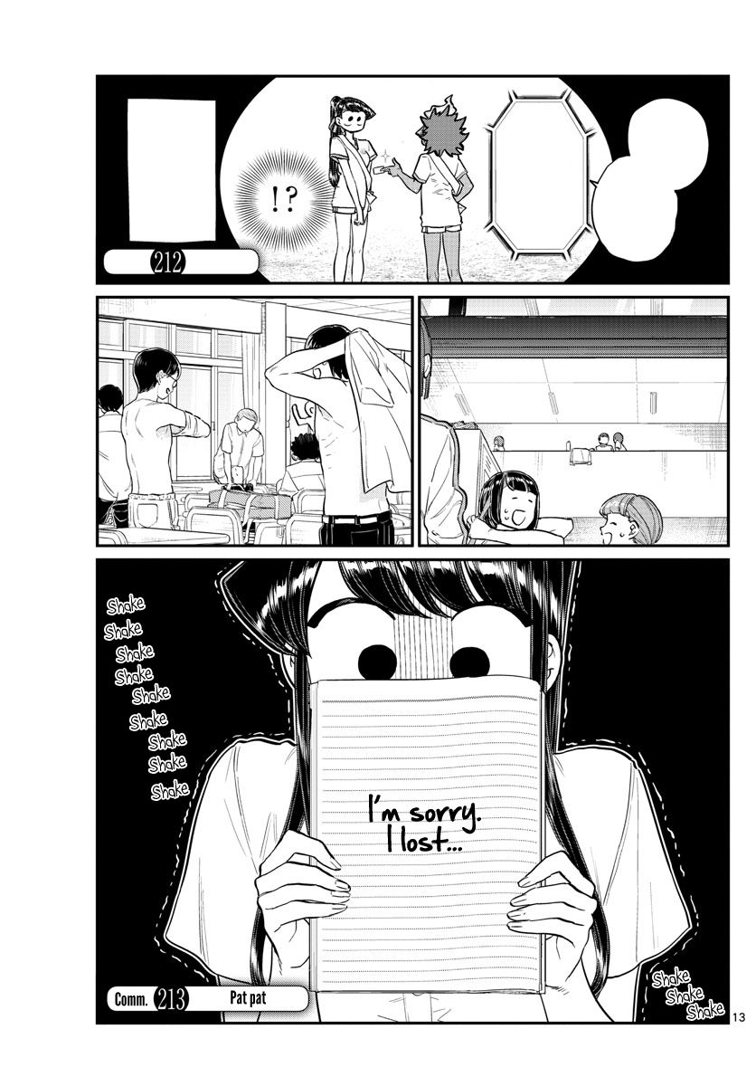 KOMI-SAN WA KOMYUSHOU DESU Chapter 213 - Page 1