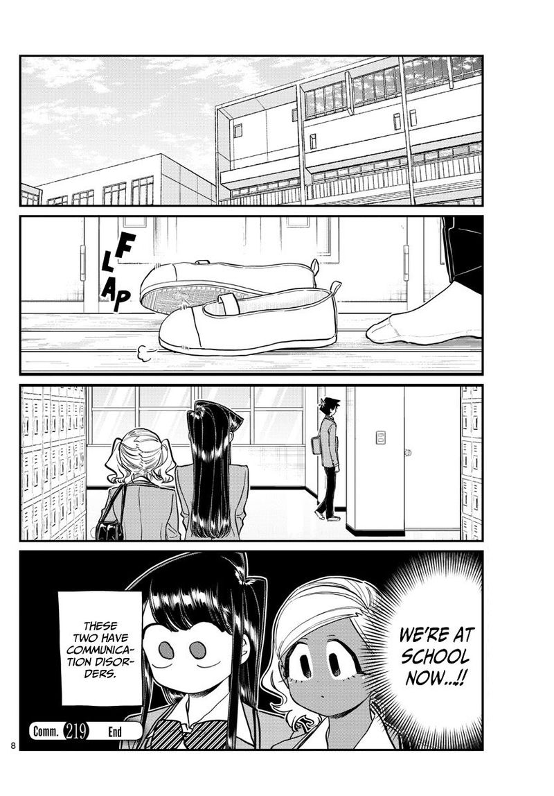 KOMI-SAN WA KOMYUSHOU DESU Chapter 219 - Page 8