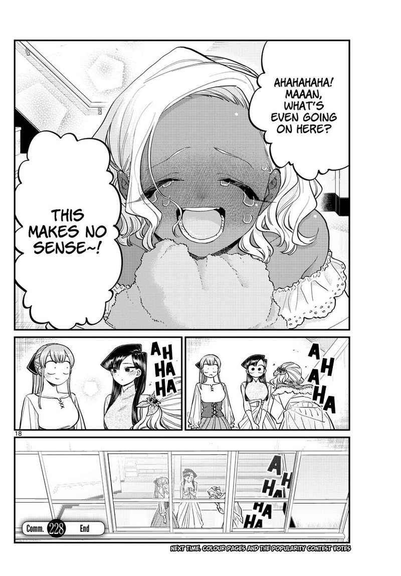 KOMI-SAN WA KOMYUSHOU DESU Chapter 228 - Page 18