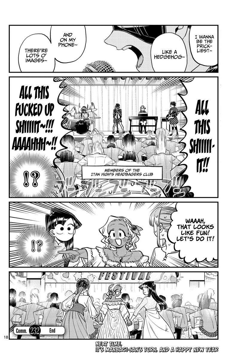 KOMI-SAN WA KOMYUSHOU DESU Chapter 232 - Page 18