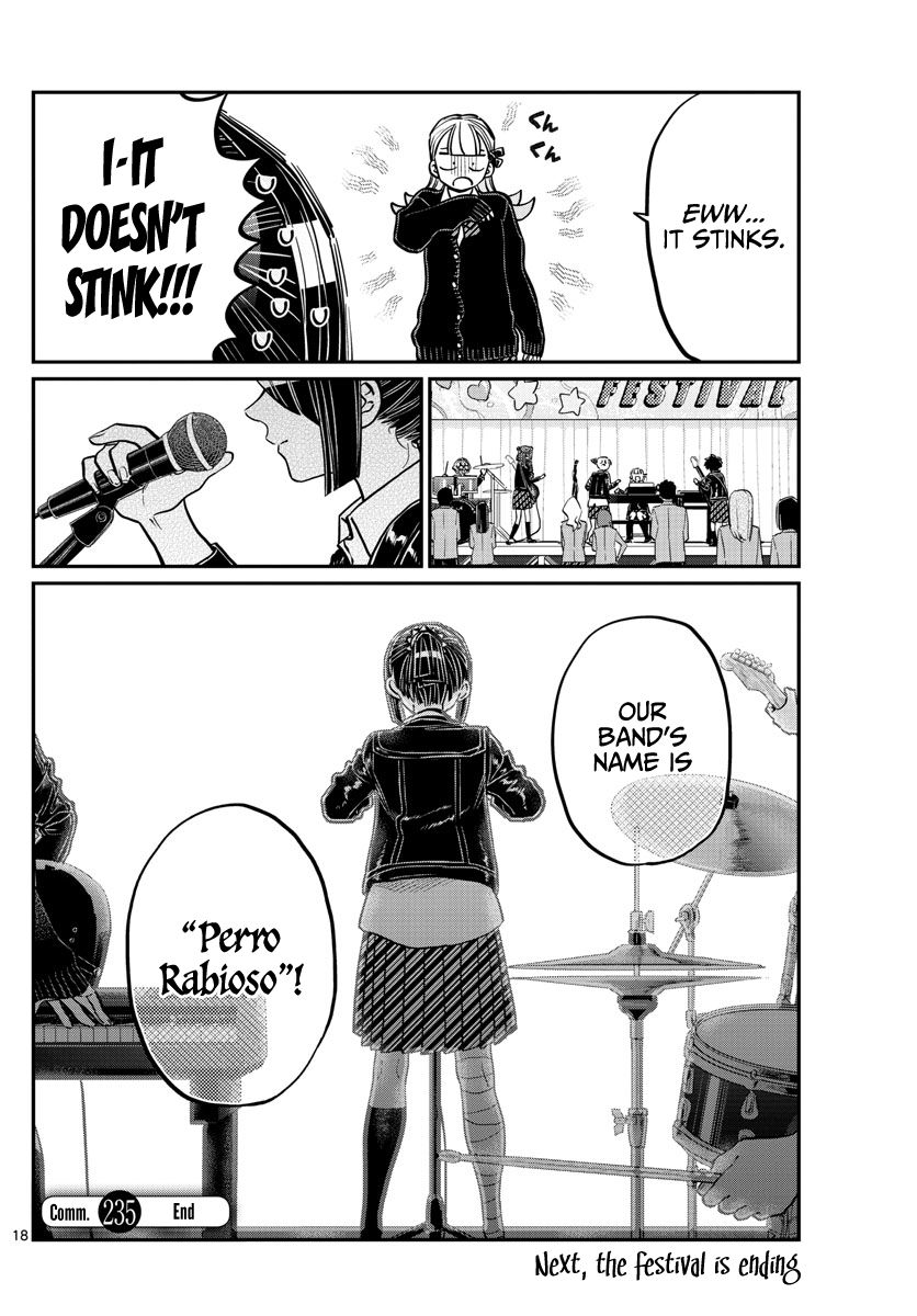 KOMI-SAN WA KOMYUSHOU DESU Chapter 235 - Page 18