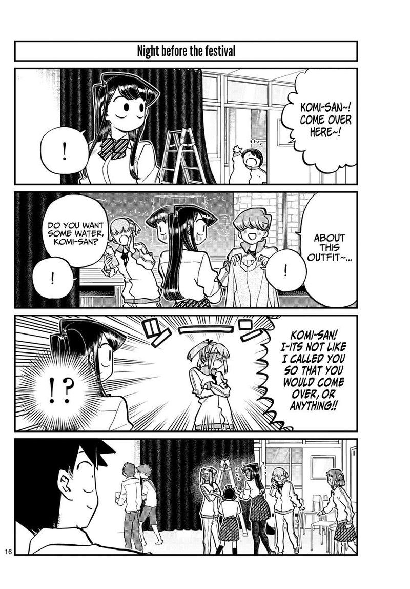 KOMI-SAN WA KOMYUSHOU DESU Chapter 238 - Page 16