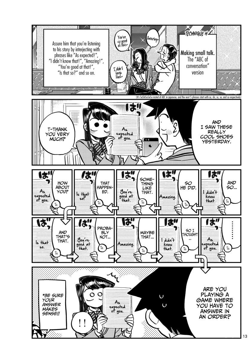 KOMI-SAN WA KOMYUSHOU DESU Chapter 240 - Page 12