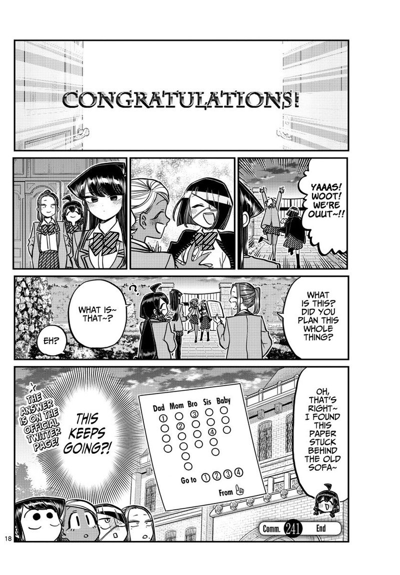 KOMI-SAN WA KOMYUSHOU DESU Chapter 241 - Page 21