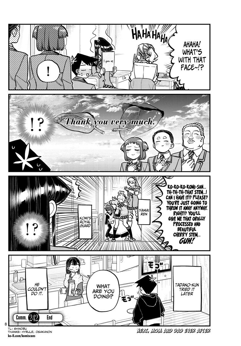 KOMI-SAN WA KOMYUSHOU DESU Chapter 242 - Page 8