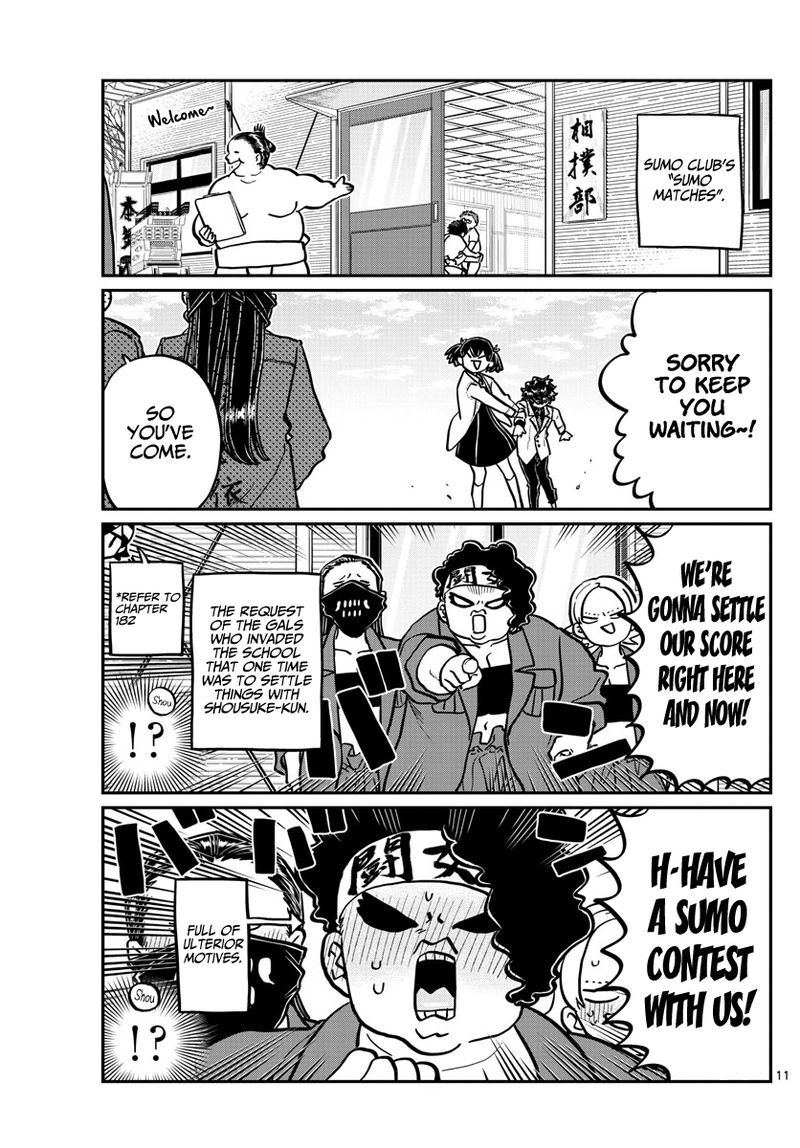KOMI-SAN WA KOMYUSHOU DESU Chapter 244 - Page 11