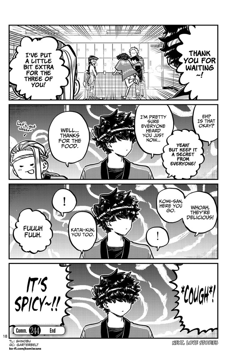 KOMI-SAN WA KOMYUSHOU DESU Chapter 244 - Page 18