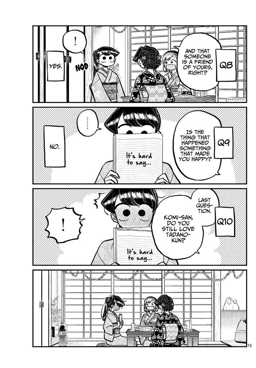KOMI-SAN WA KOMYUSHOU DESU Chapter 245 - Page 15