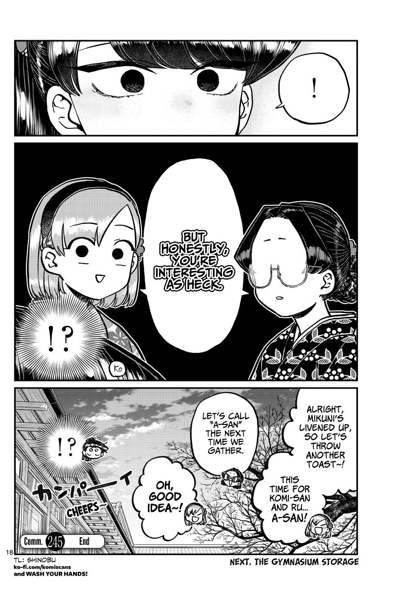 KOMI-SAN WA KOMYUSHOU DESU Chapter 245 - Page 18
