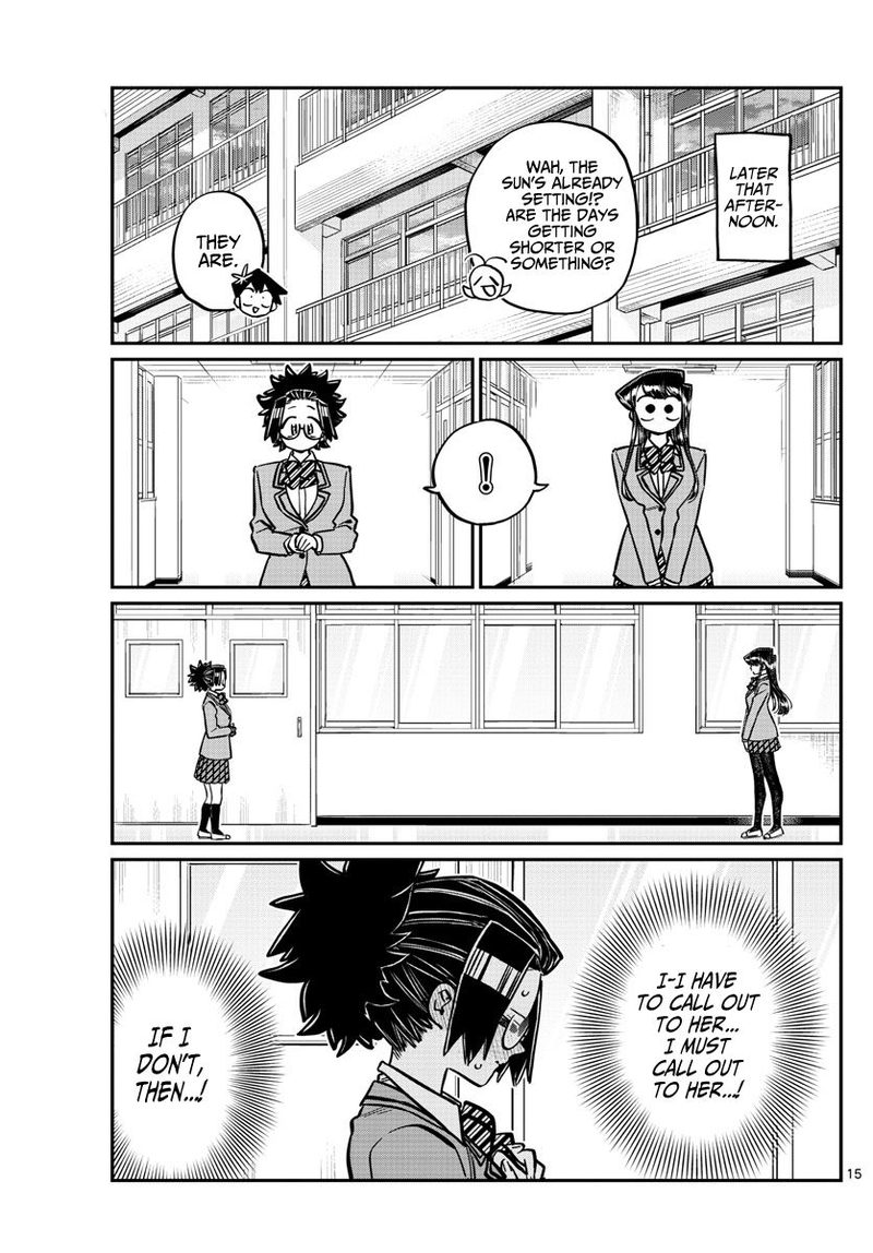 KOMI-SAN WA KOMYUSHOU DESU Chapter 247 - Page 15