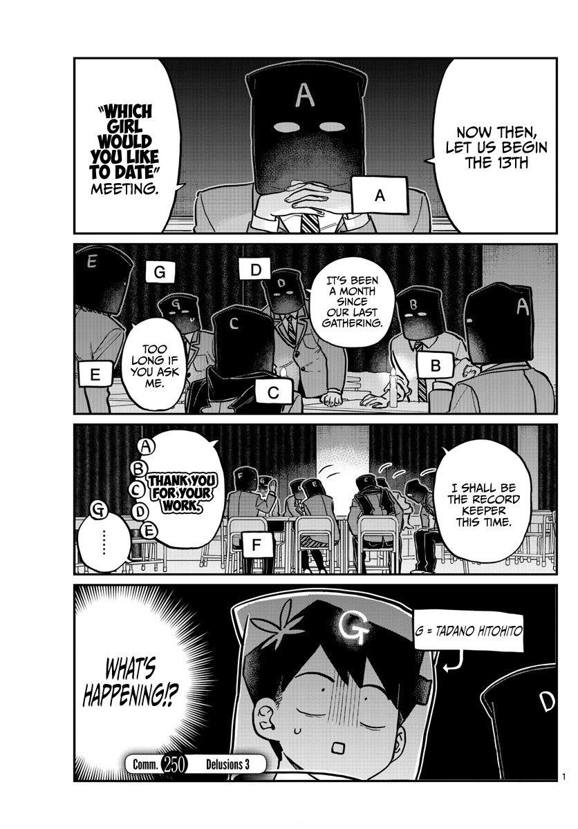 KOMI-SAN WA KOMYUSHOU DESU Chapter 250 - Page 1