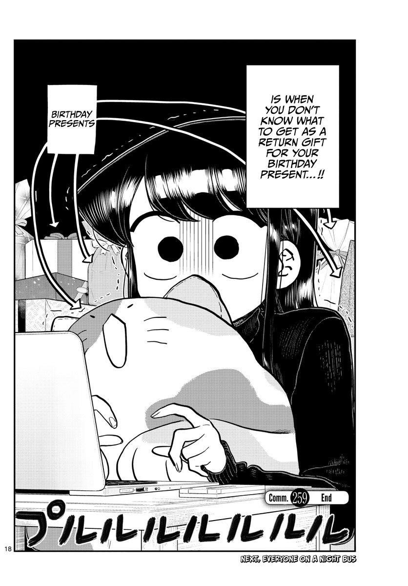 KOMI-SAN WA KOMYUSHOU DESU Chapter 259 - Page 18