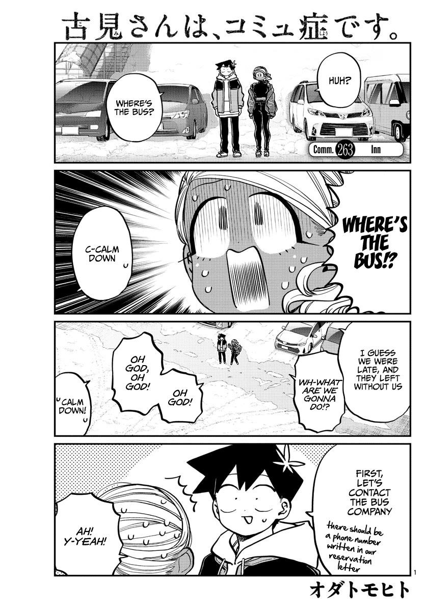 KOMI-SAN WA KOMYUSHOU DESU Chapter 263 - Page 1