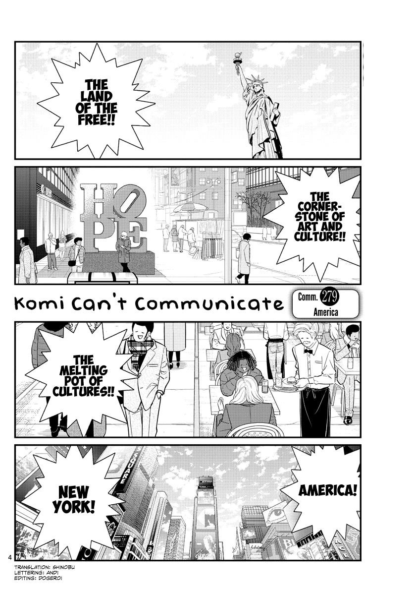 KOMI-SAN WA KOMYUSHOU DESU Chapter 279 - Page 4