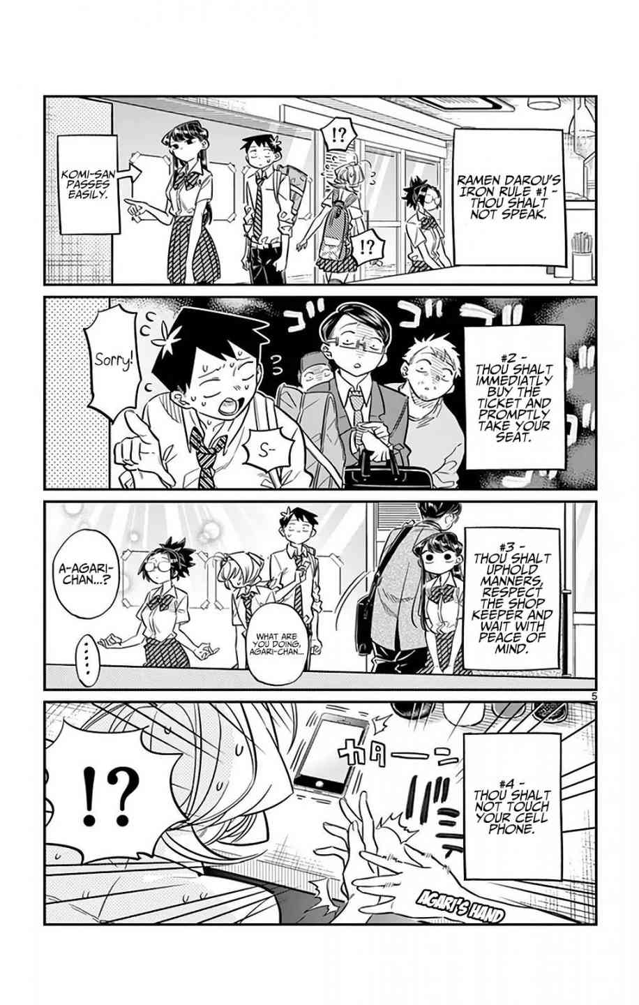 KOMI-SAN WA KOMYUSHOU DESU Chapter 28 - Page 5