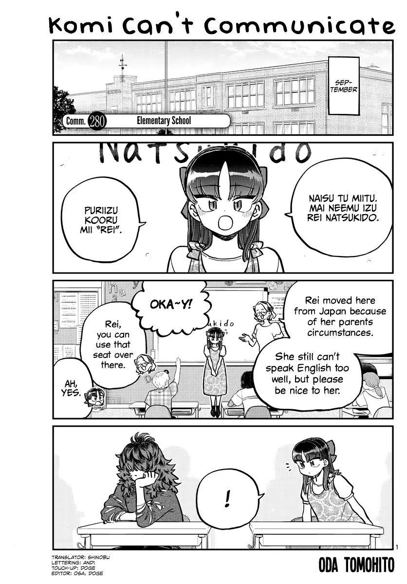 KOMI-SAN WA KOMYUSHOU DESU Chapter 280 - Page 1