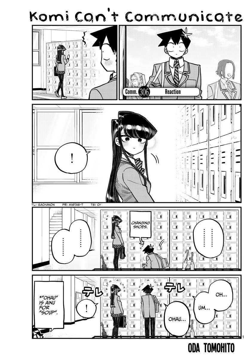 KOMI-SAN WA KOMYUSHOU DESU Chapter 306 - Page 1