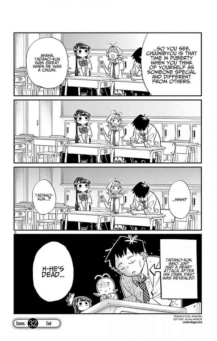 KOMI-SAN WA KOMYUSHOU DESU Chapter 32 - Page 5