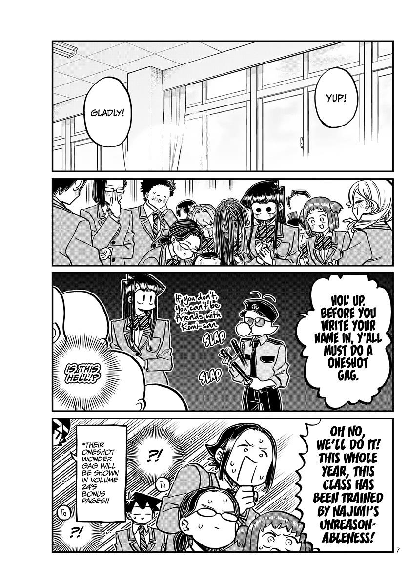 KOMI-SAN WA KOMYUSHOU DESU Chapter 323 - Page 7
