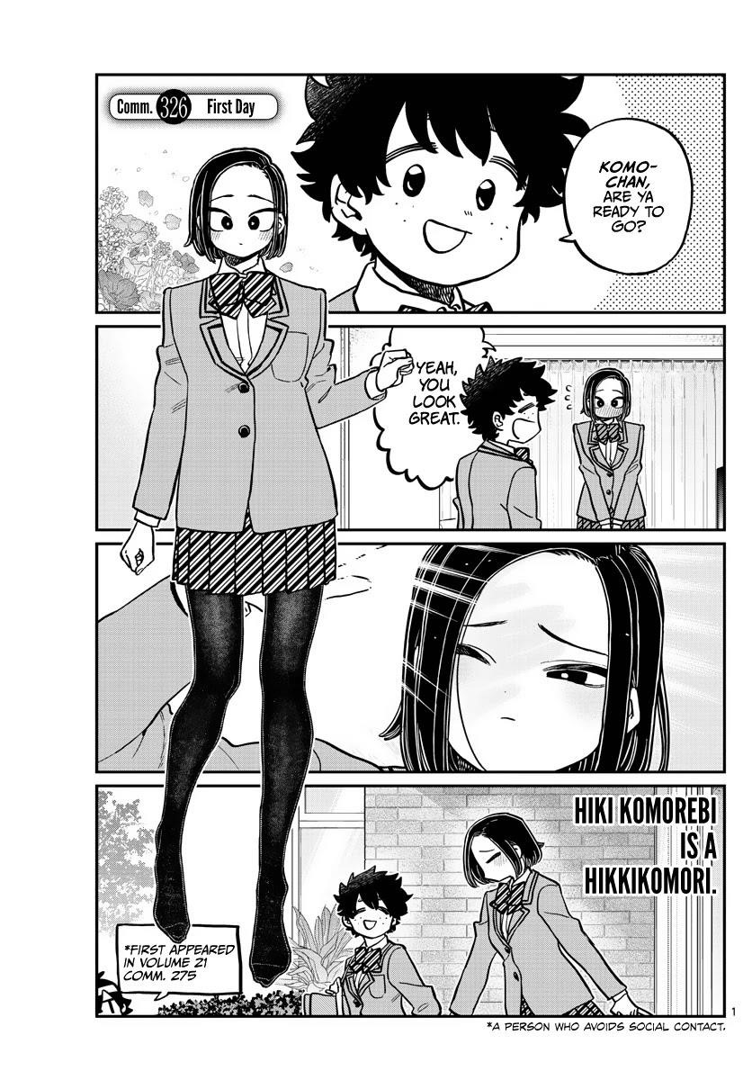 KOMI-SAN WA KOMYUSHOU DESU Chapter 326 - Page 1