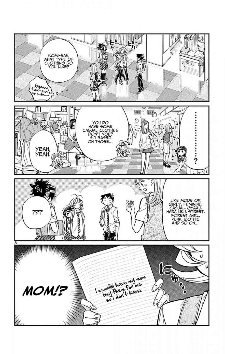 KOMI-SAN WA KOMYUSHOU DESU Chapter 33 - Page 8