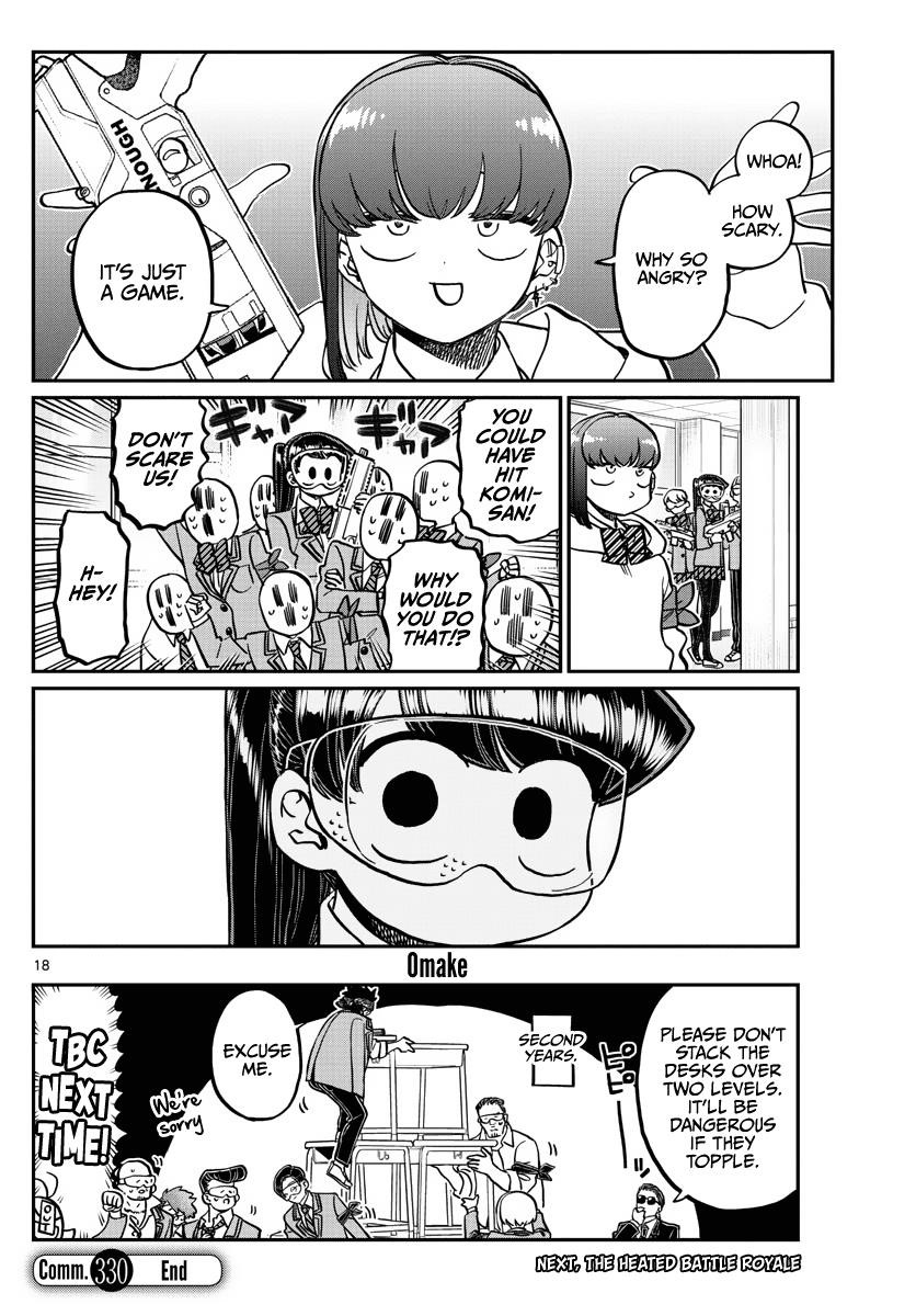 KOMI-SAN WA KOMYUSHOU DESU Chapter 330 - Page 18